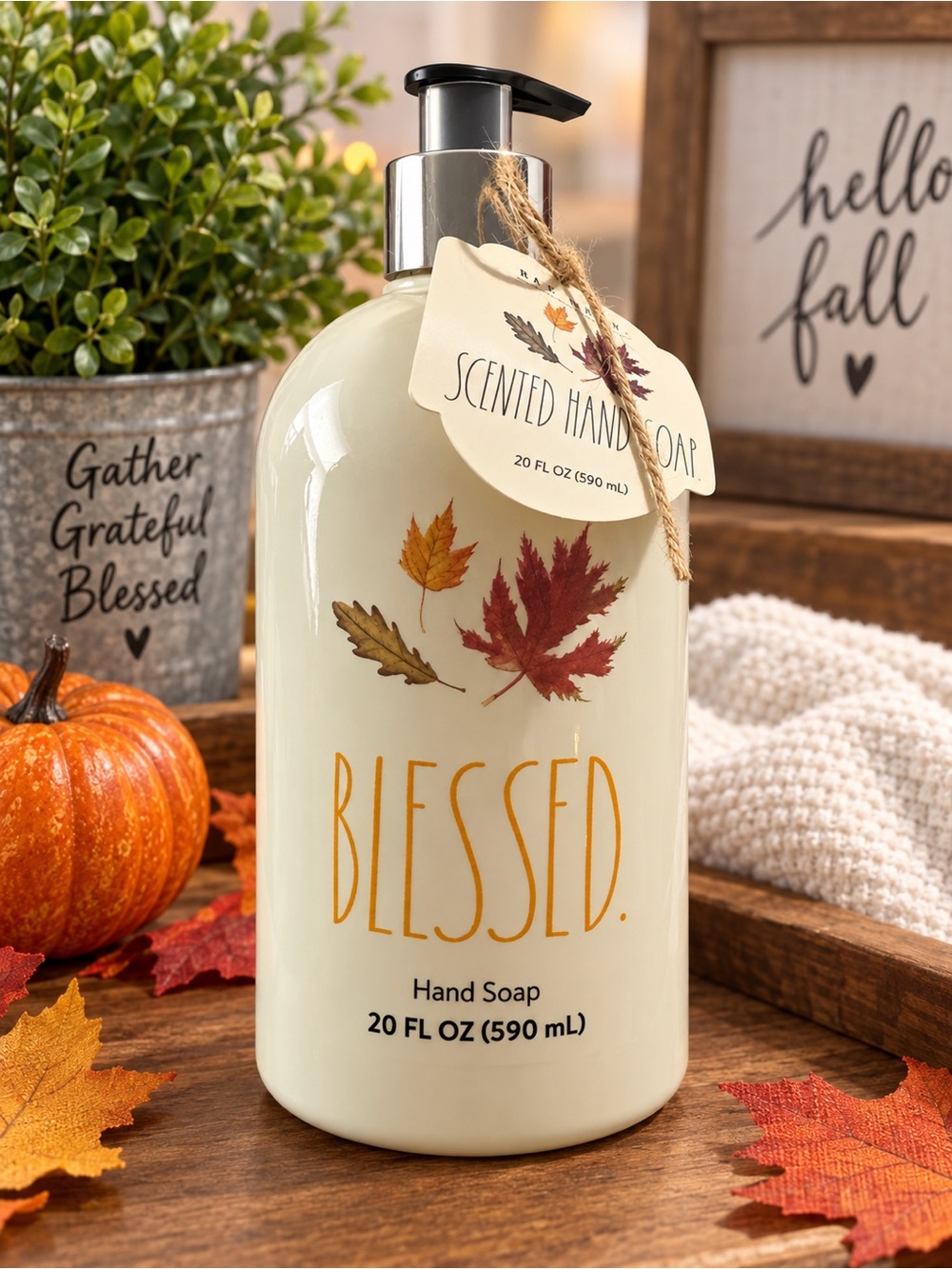 Rae Dunn blessed Scented Hand Soap  (20 fl oz)